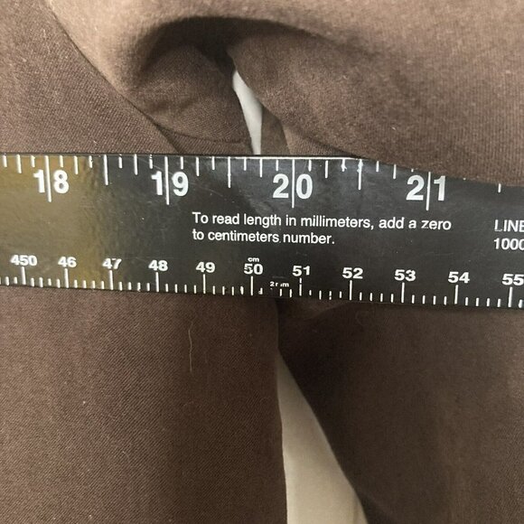 Fleet Street Women’s Faux Suede Toggle Button Zip Front Chocolate Brown Jacket-S - Picture 13 of 16